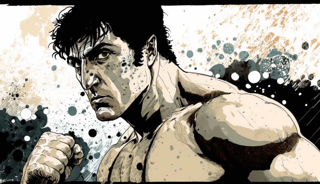 rocky-balboa-art-style-of-sergio-toppi