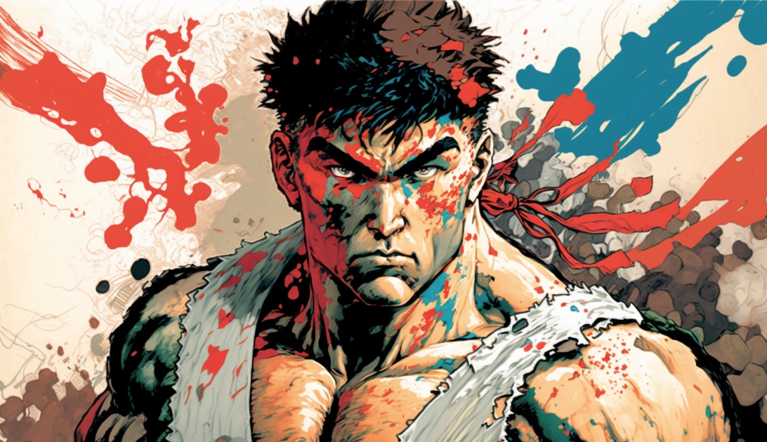 ryu-art-style-of-jim-lee