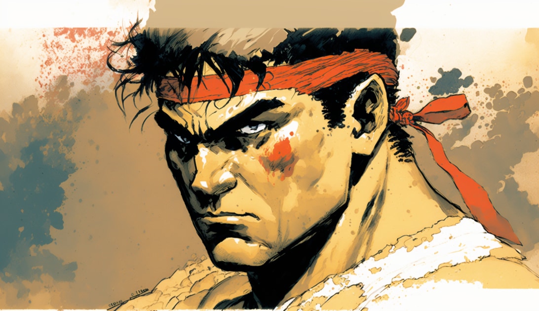 ryu-art-style-of-sergio-toppi