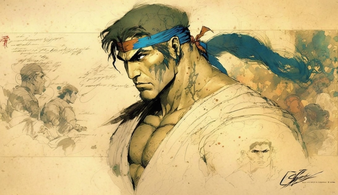 ryu-art-style-of-warwick-goble