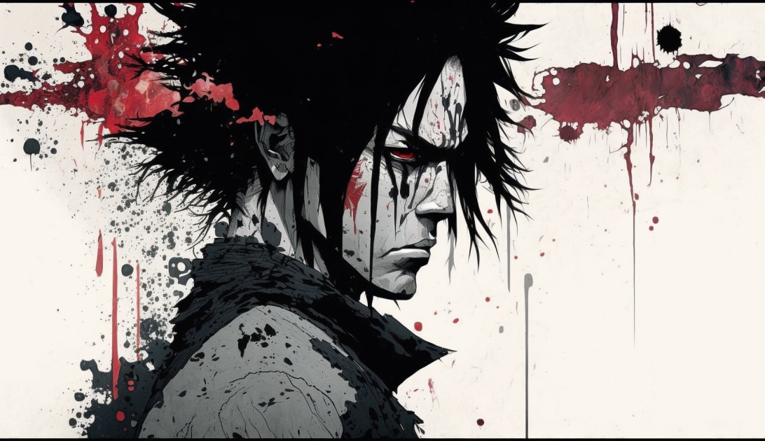 sasuke-uchiha-art-style-of-sergio-toppi