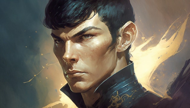 spock-art-style-of-charlie-bowater