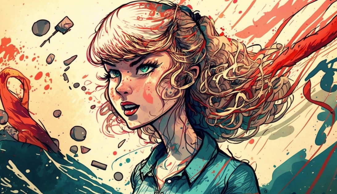 taylor-swift-art-style-of-skottie-young