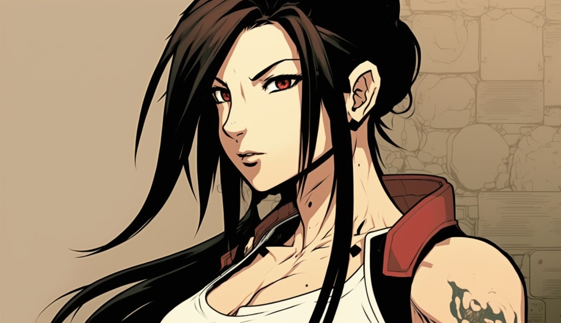 tifa-lockhart-art-style-of-asaf-hanuka