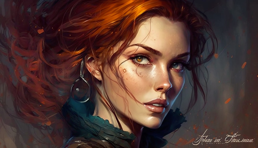 triss-merigold-art-style-of-charlie-bowater