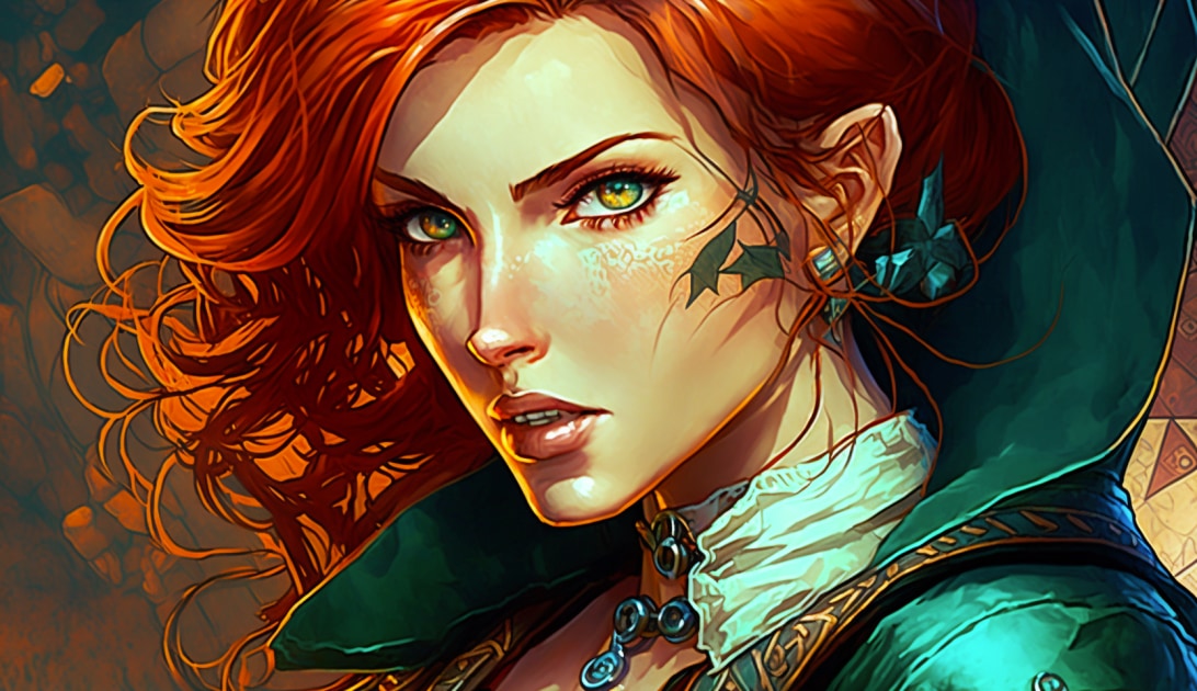 triss-merigold-art-style-of-hirohiko-araki