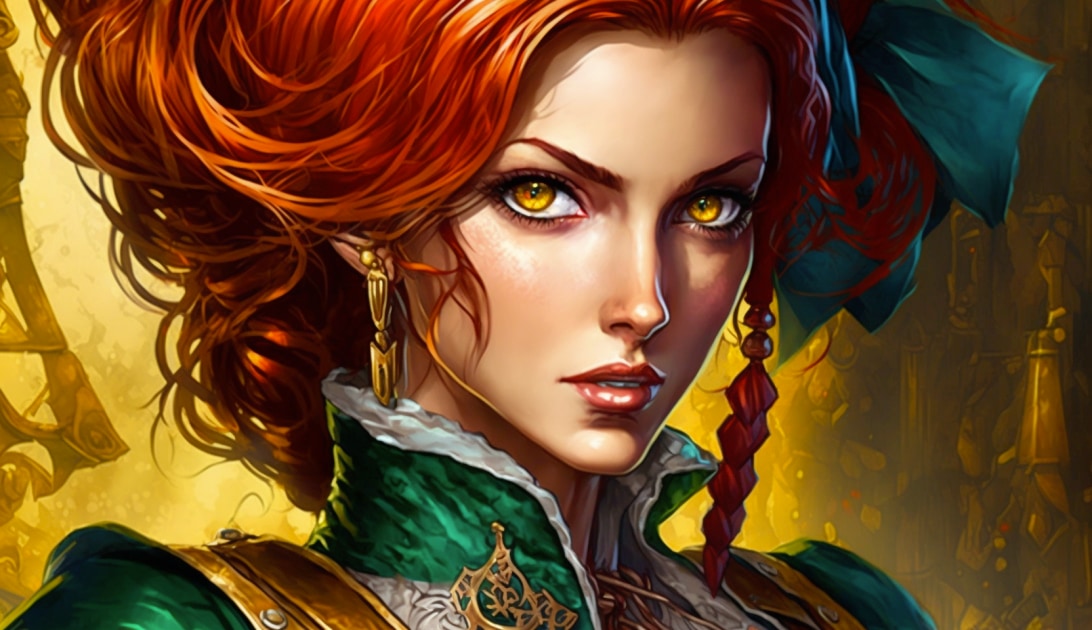 triss-merigold-art-style-of-hirohiko-araki