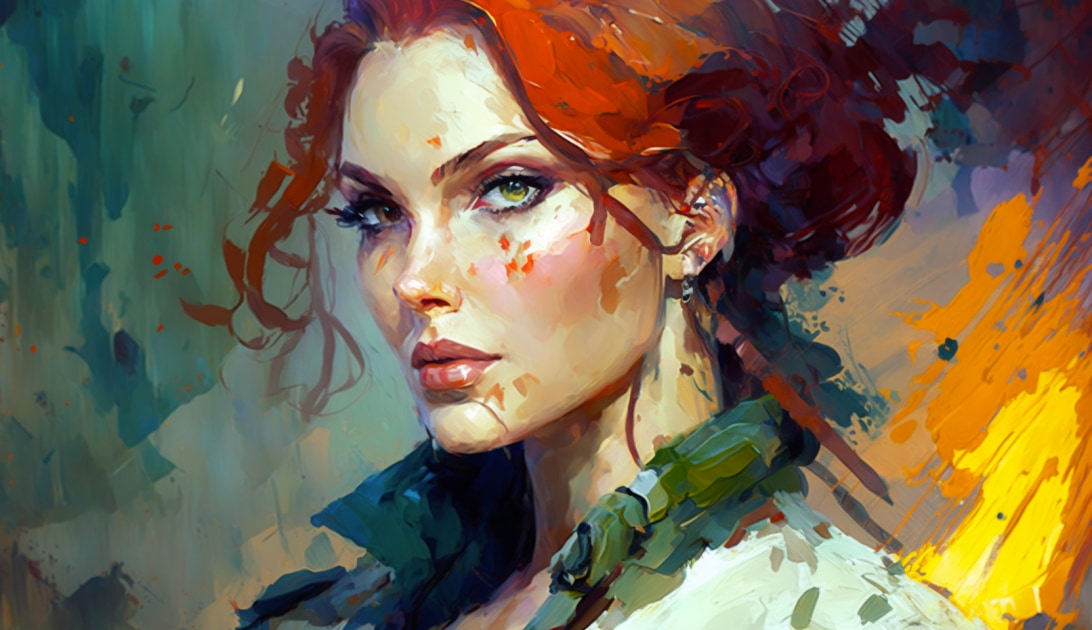 triss-merigold-art-style-of-iryna-yermolova