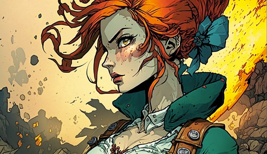 triss-merigold-art-style-of-skottie-young