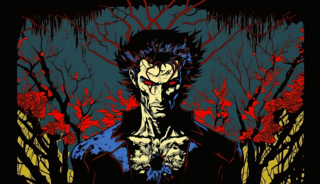 wolverine-art-style-of-harry-clarke