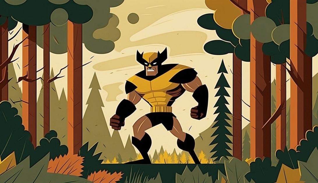 wolverine-art-style-of-josh-agle