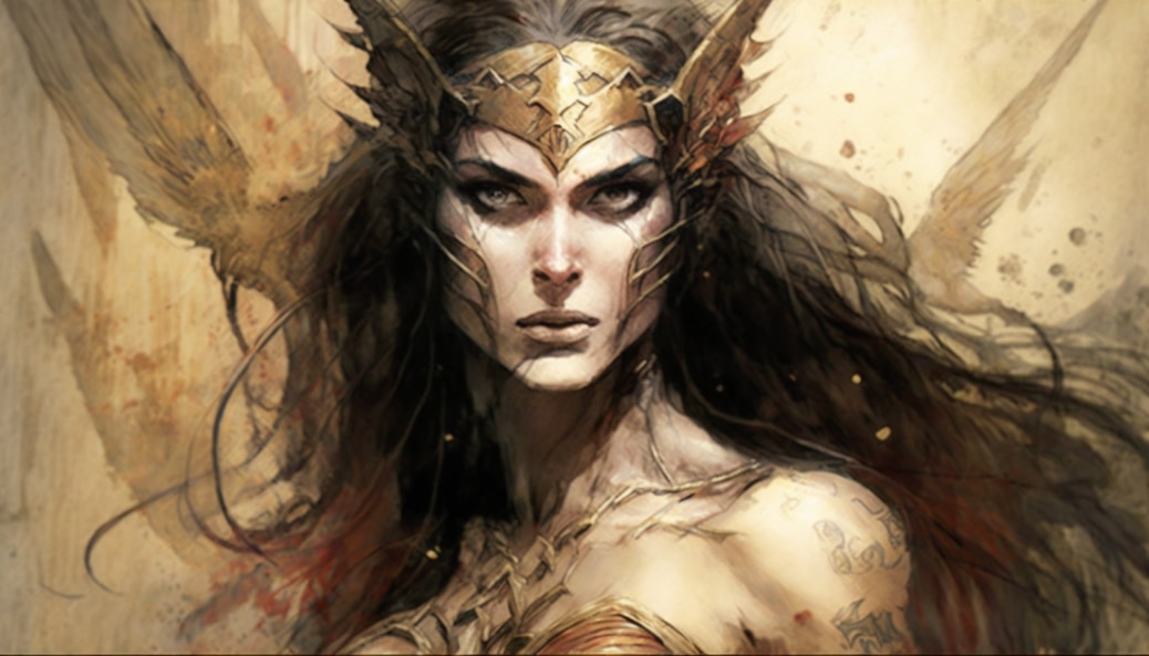 wonder-woman-art-style-of-brian-froud