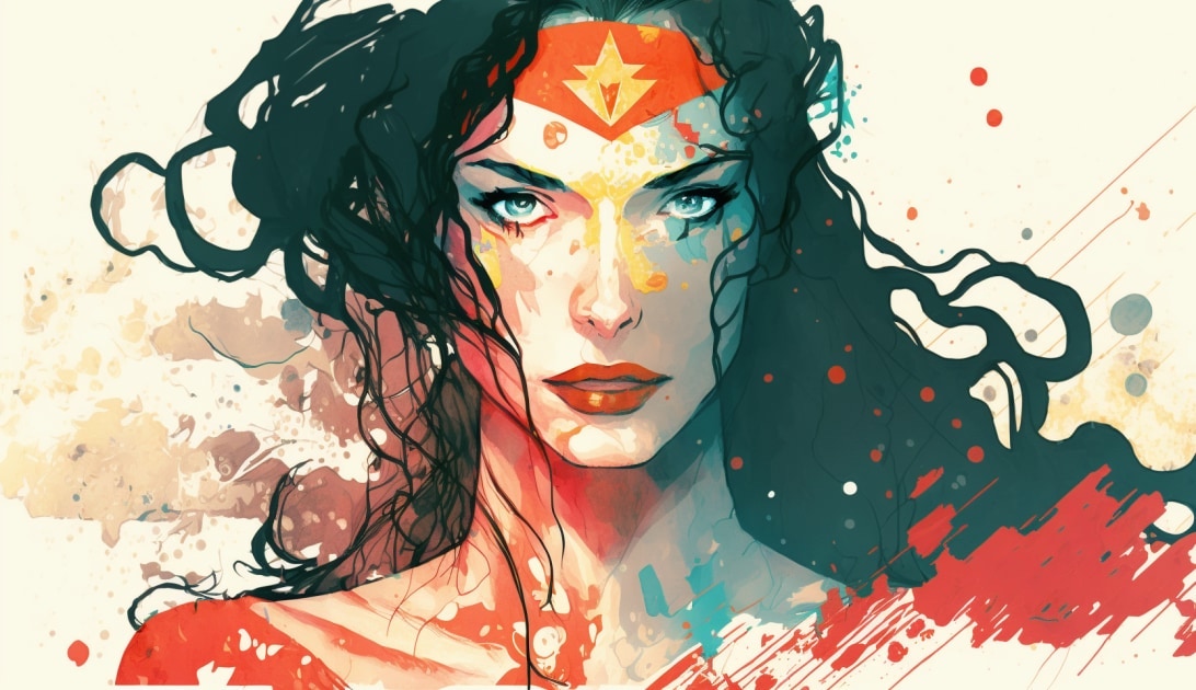 wonder-woman-art-style-of-conrad-roset