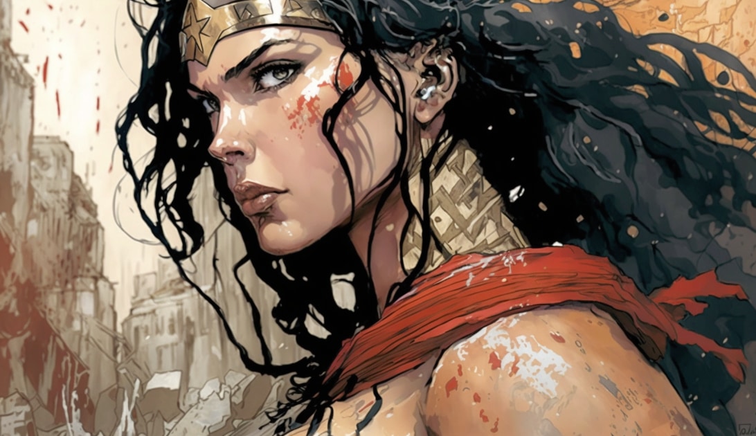 wonder-woman-art-style-of-enki-bilal