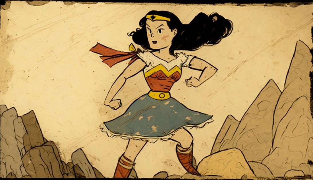 wonder-woman-art-style-of-henry-darger