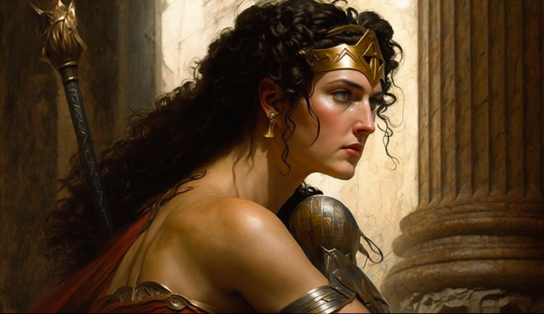 wonder-woman-art-style-of-lawrence-alma-tadema