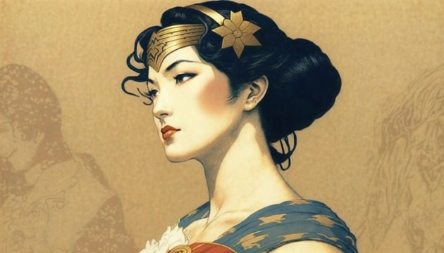 wonder-woman-art-style-of-ohara-koson