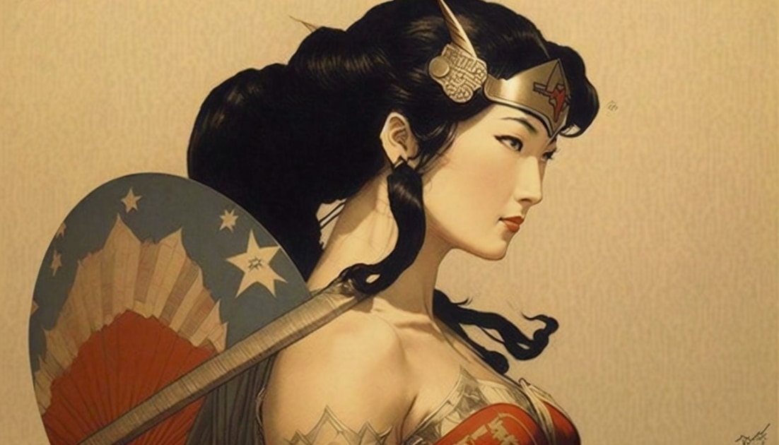 wonder-woman-art-style-of-ohara-koson