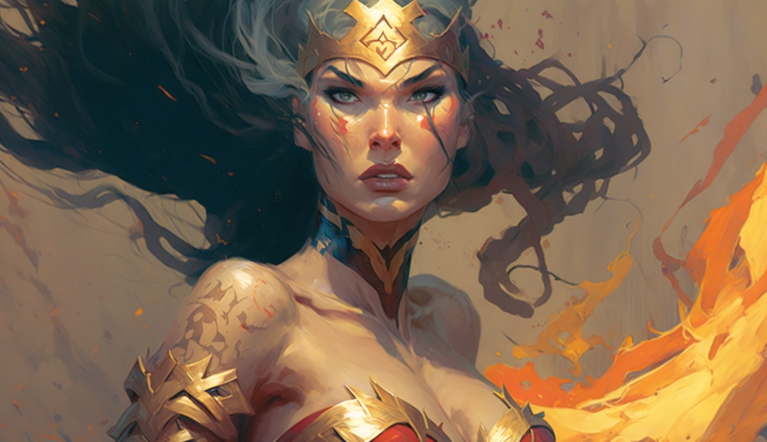 wonder-woman-art-style-of-peter-mohrbacher