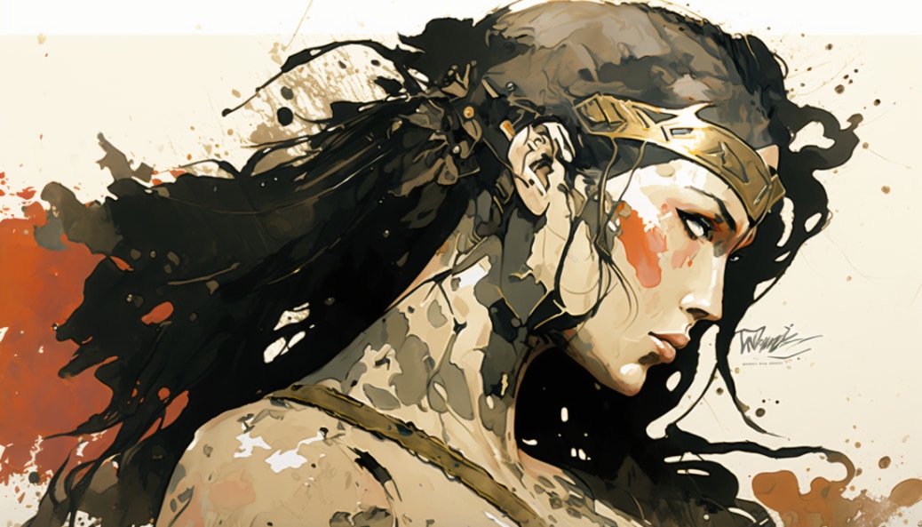 wonder-woman-art-style-of-yoji-shinkawa