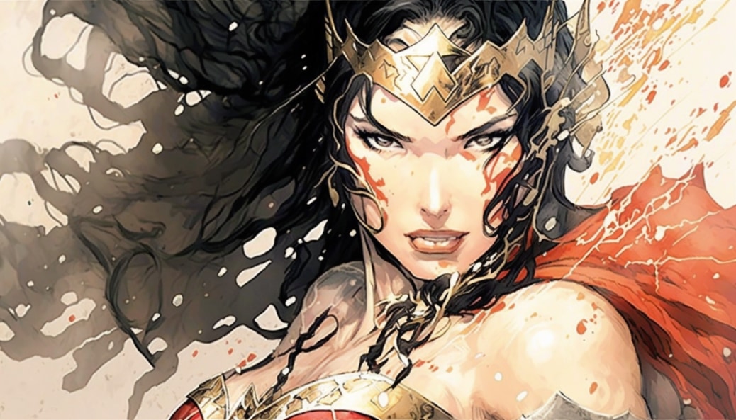 wonder-woman-art-style-of-yoshitaka-amano