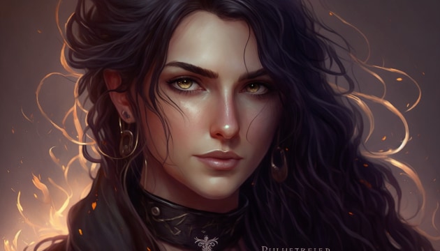 yennefer-art-style-of-charlie-bowater