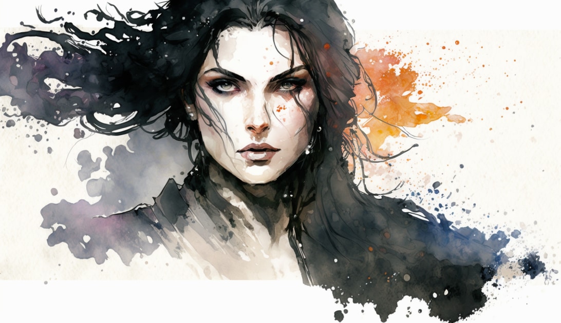 yennefer-art-style-of-david-mack