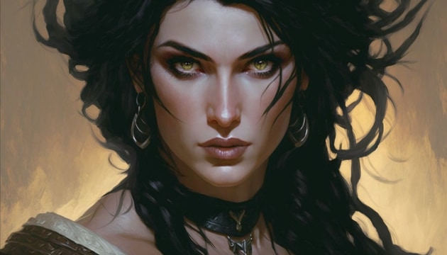 yennefer-art-style-of-gerald-brom