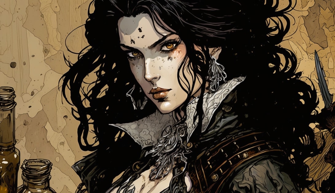 yennefer-art-style-of-michael-kaluta