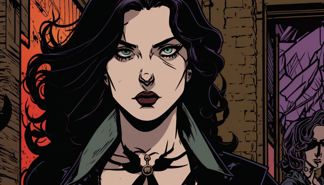 yennefer-art-style-of-steve-ditko