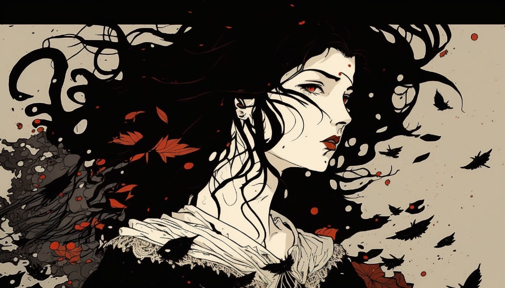 yennefer-art-style-of-takato-yamamoto