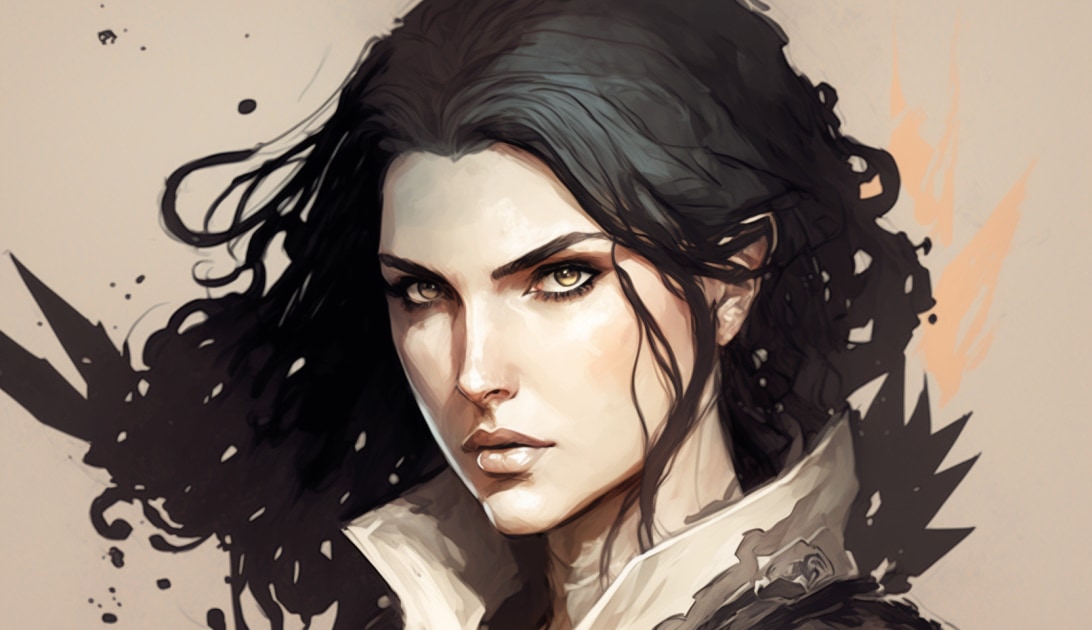 yennefer-art-style-of-joao-ruas