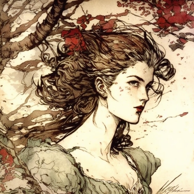 aerith-gainsborough-art-style-of-arthur-rackham