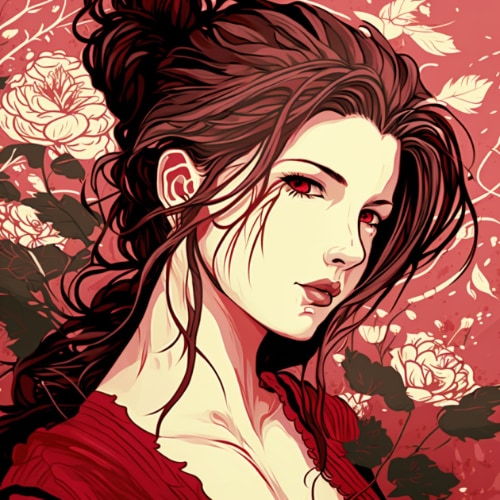aerith-gainsborough-art-style-of-becky-cloonan
