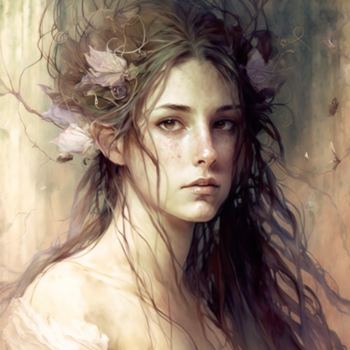 aerith-gainsborough-art-style-of-brian-froud