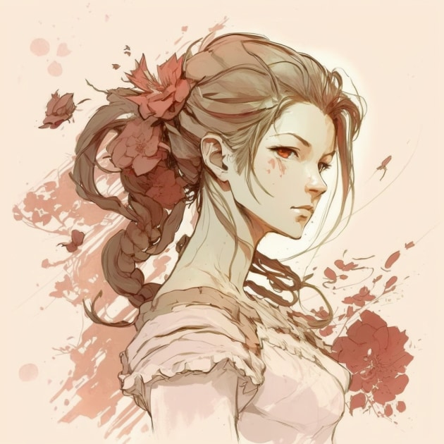 aerith-gainsborough-art-style-of-claire-wendling