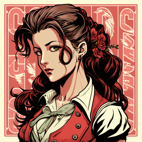 aerith-gainsborough-art-style-of-dan-clowes