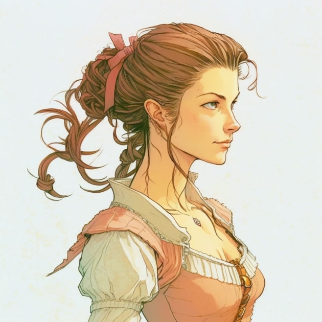 aerith-gainsborough-art-style-of-frank-quitely