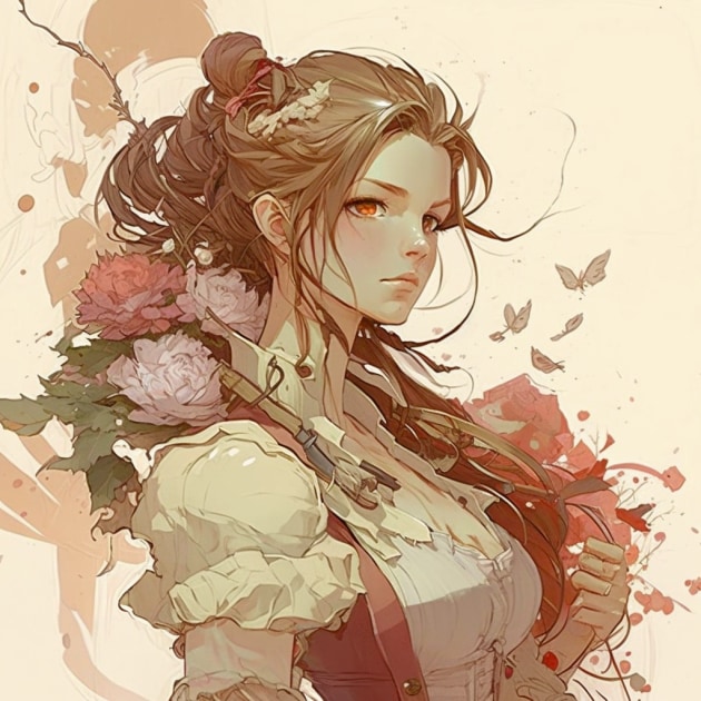 aerith-gainsborough-art-style-of-greg-tocchini