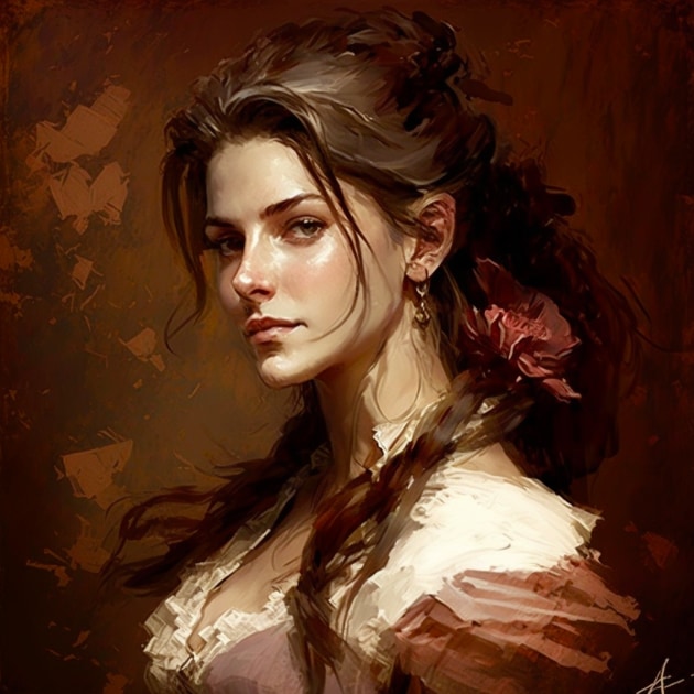 aerith-gainsborough-art-style-of-hans-makart