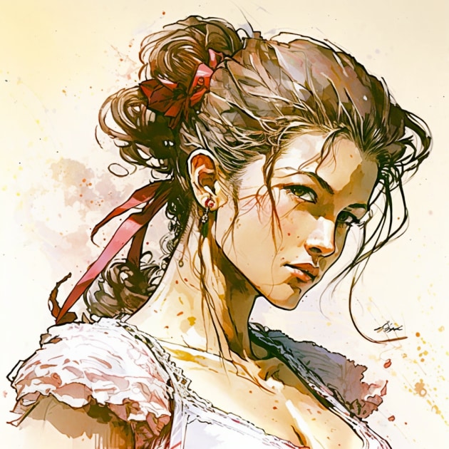 aerith-gainsborough-art-style-of-jim-lee