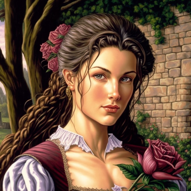 aerith-gainsborough-art-style-of-larry-elmore