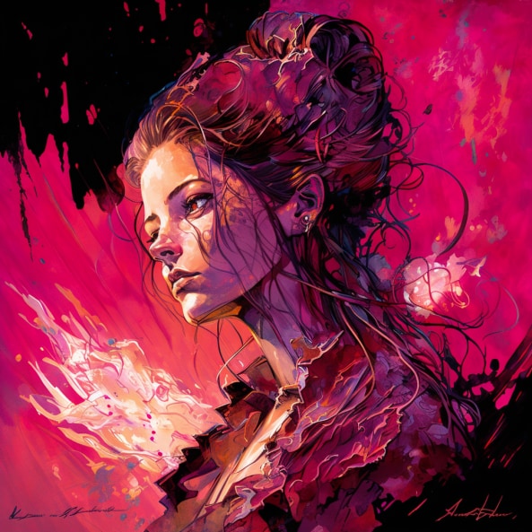 aerith-gainsborough-art-style-of-philippe-druillet