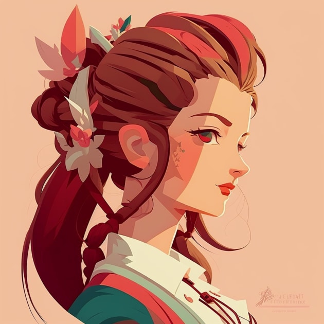 aerith-gainsborough-art-style-of-tom-whalen