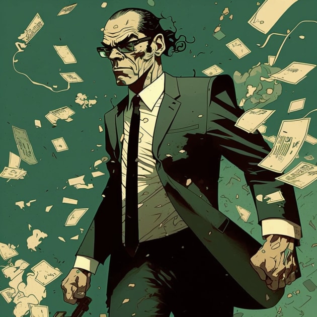 agent-smith-art-style-of-asaf-hanuka