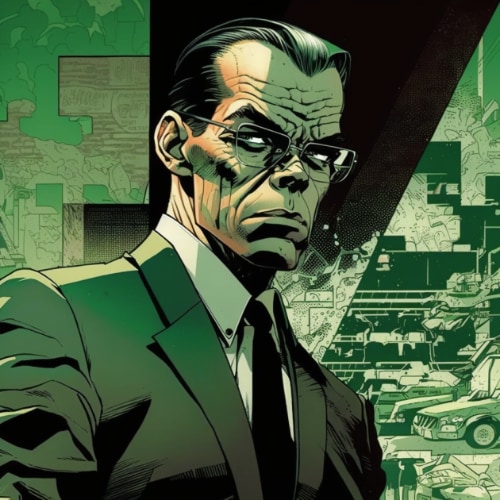 agent-smith-art-style-of-jack-kirby