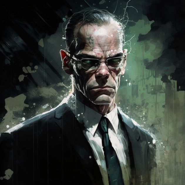 agent-smith-art-style-of-jim-lee