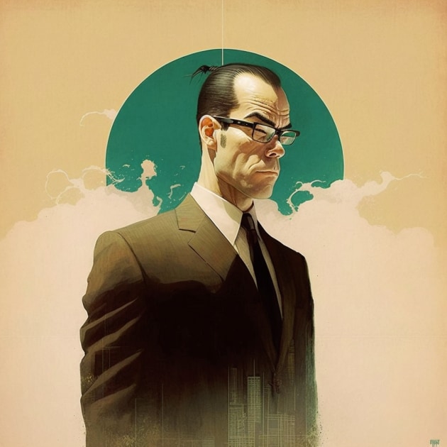 agent-smith-art-style-of-ohara-koson