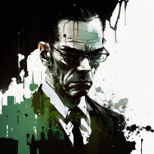 agent-smith-art-style-of-yoji-shinkawa