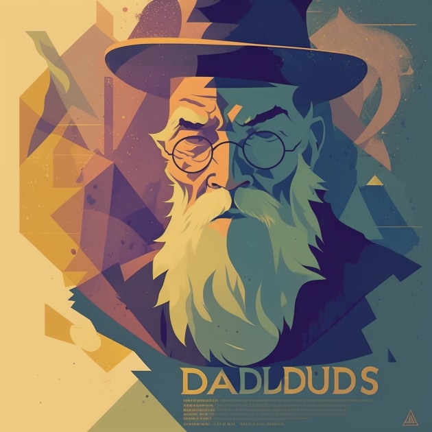 albus-dumbledore-art-style-of-aaron-douglas